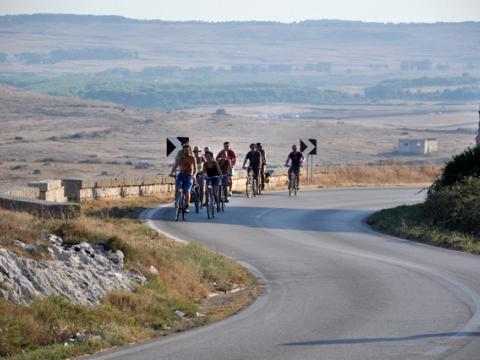 Biking and camping in Salento Puglia