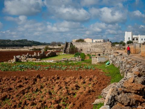 Circuit à vélo dans le sud de l'Italie