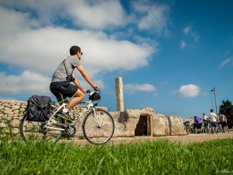 Circuit à vélo dans le sud de l'Italie
