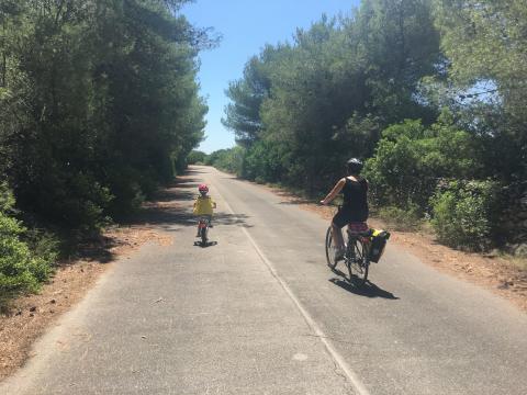 family bike tour