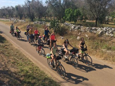 family bike tour