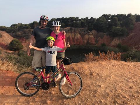 family bike tour