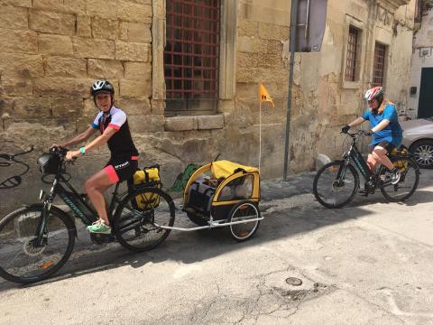 Family bike tour