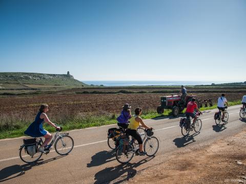 Guided cycling holiday Salento bici tour