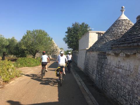 bike tour vacation Matera and Puglia