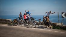 Biking and camping in Salento Puglia